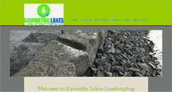 Desktop Screenshot of kawarthalakeslandscaping.com